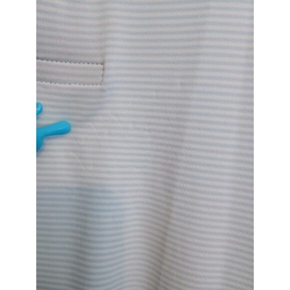 Greyson Polo Mens XL Blue Striped Golf Outdoor Casual Performance Top Hat Shirt - Picture 4 of 10